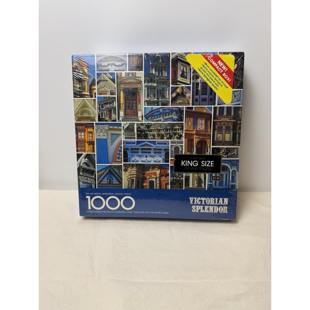 Springbok‎ VICTORIAN SPLENDOR 1000 Pc Puzzle King Size New Sealed 24x30